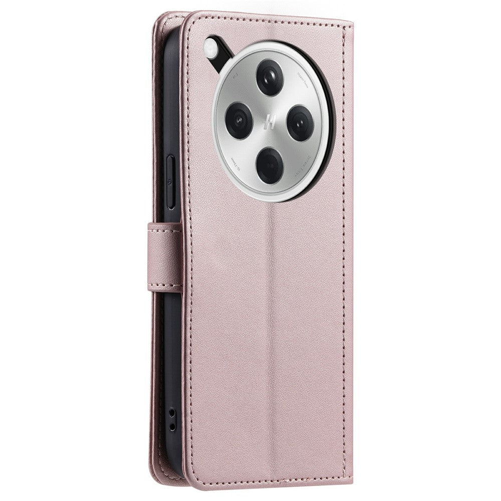For Oppo Find X8 5G Wallet Case Rhombus Grid PU Leather Phone Cover
