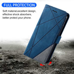 For Oppo Find X8 5G Case Imprinted Lines PU Leather Splicing Wallet Phone Cover