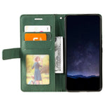For Xiaomi Redmi Note 14 4G (163.25mm) Case Imprinted Lines PU Leather Splicing Wallet Phone Cover