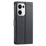 For Oppo Reno13 5G (Global) Case Dots Imprinted PU Leather Flip Phone Cover with Card Slot, Strap