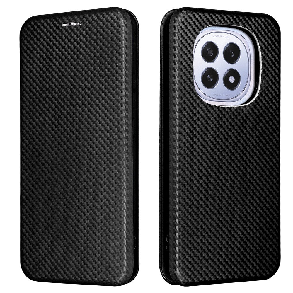 For Oppo F29 5G Case Carbon Fiber Texture Drop-Proof PU Leather Phone Cover