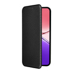 For Oppo F29 5G Case Carbon Fiber Texture Drop-Proof PU Leather Phone Cover