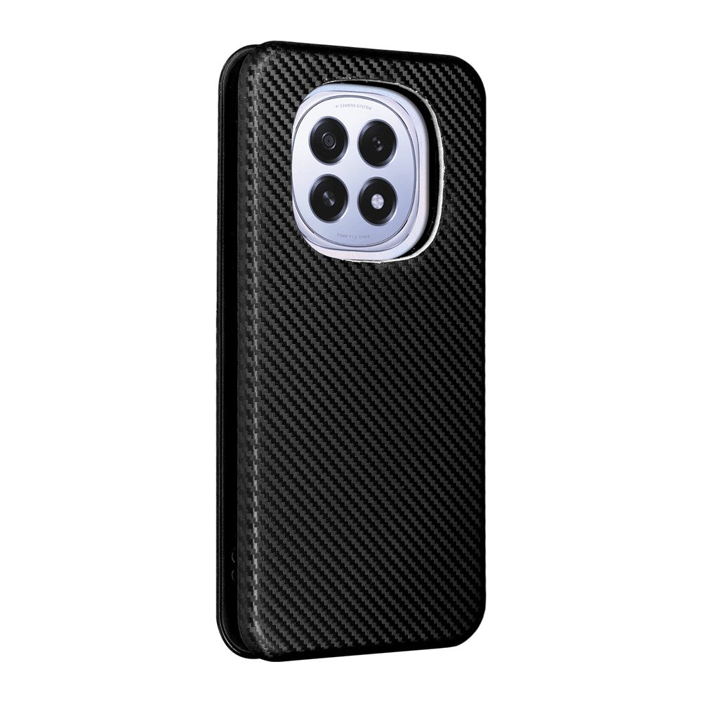 For Oppo F29 5G Case Carbon Fiber Texture Drop-Proof PU Leather Phone Cover