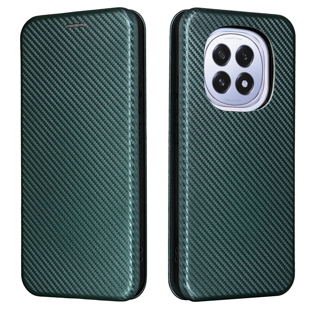 For Oppo F29 5G Case Carbon Fiber Texture Drop-Proof PU Leather Phone Cover