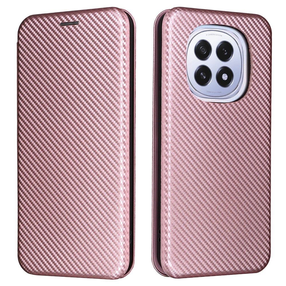 For Oppo F29 5G Case Carbon Fiber Texture Drop-Proof PU Leather Phone Cover