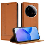 For Xiaomi 15 Ultra Case L-Shaped Grid Pattern Leather Stand Phone Cover with Card Slots