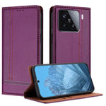 For Xiaomi 15 Case L-Shaped Grid Pattern Leather Stand Phone Cover with Card Slots