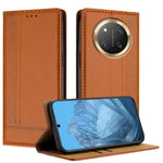 For Honor Magic7 Lite 5G / X9c 5G / X60 Pro 5G Case L-Shaped Grid Pattern Leather Stand Phone Cover with Card Slots