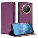 For Honor Magic7 Lite 5G / X9c 5G / X60 Pro 5G Case L-Shaped Grid Pattern Leather Stand Phone Cover with Card Slots