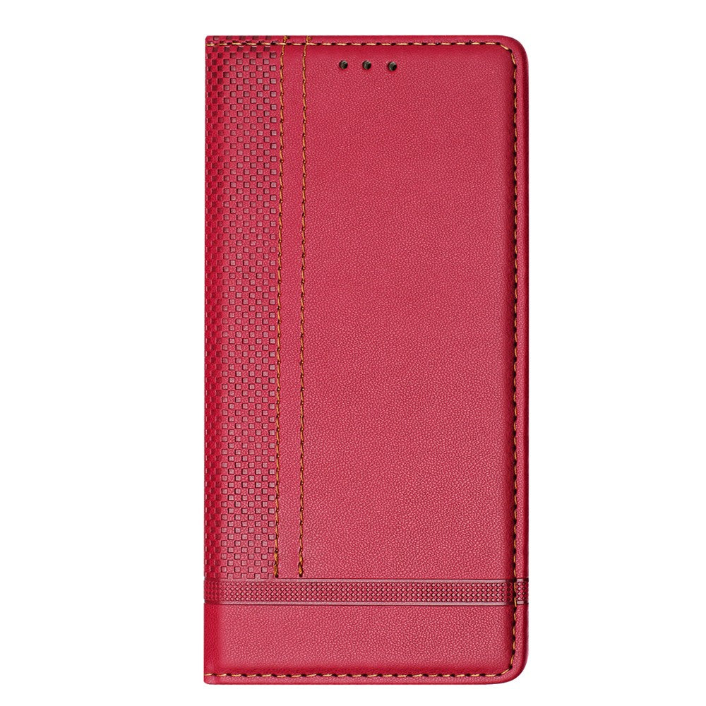 For OnePlus Nord 4 Case L-Shaped Grid Pattern Leather Stand Phone Cover with Card Slots
