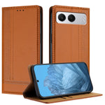 For OnePlus Nord 4 Case L-Shaped Grid Pattern Leather Stand Phone Cover with Card Slots