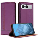 For OnePlus Nord 4 Case L-Shaped Grid Pattern Leather Stand Phone Cover with Card Slots