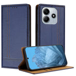 For Xiaomi Redmi Note 14 5G Case L-Shaped Grid Pattern Leather Stand Phone Cover with Card Slots