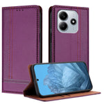 For Xiaomi Redmi Note 14 5G Case L-Shaped Grid Pattern Leather Stand Phone Cover with Card Slots