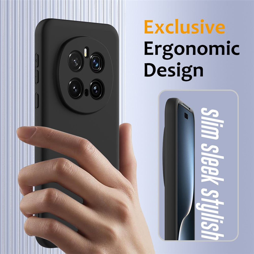 For Honor Magic7 Pro 5G Magnetic Case Anti-Drop Liquid Silicone Phone Cover