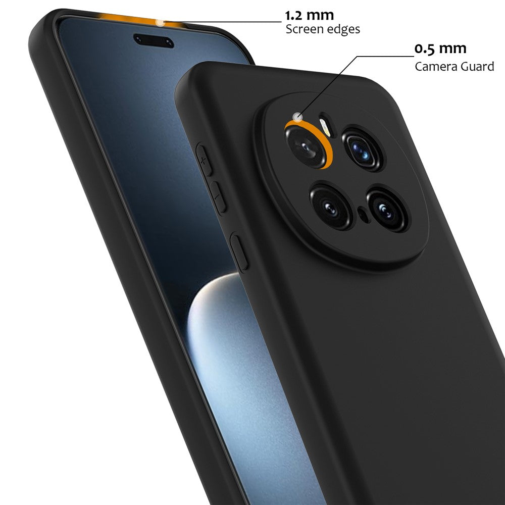 For Honor Magic7 Pro 5G Magnetic Case Anti-Drop Liquid Silicone Phone Cover