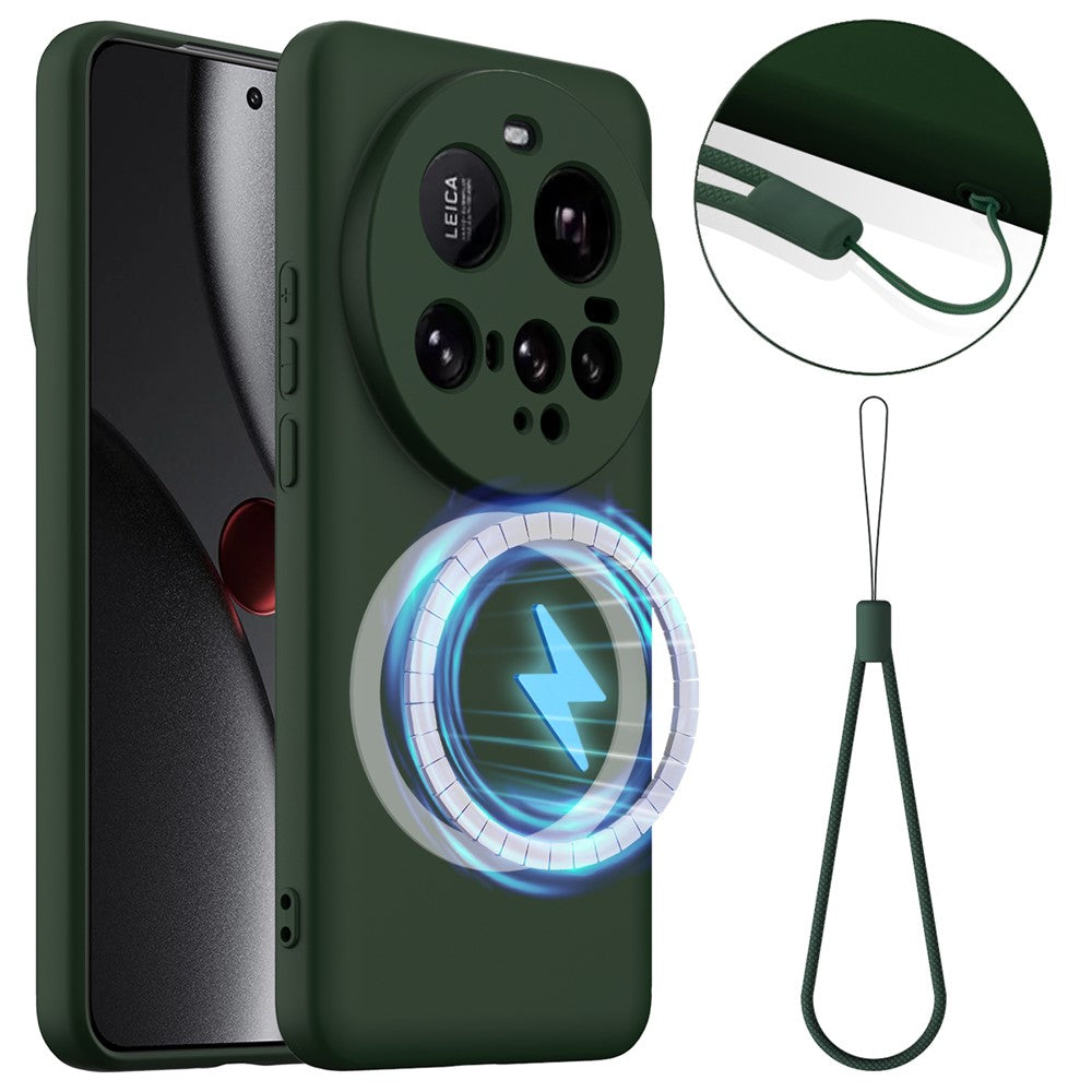 For Xiaomi 15 Ultra Case Magnetic Case Anti-Drop Liquid Silicone Phone Cover