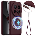 For Xiaomi 15 Ultra Case Magnetic Case Anti-Drop Liquid Silicone Phone Cover