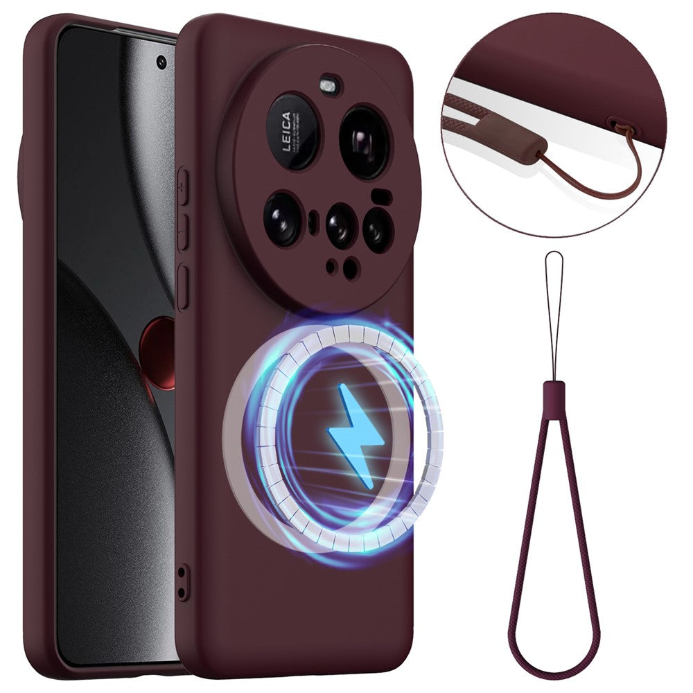 For Xiaomi 15 Ultra Case Magnetic Case Anti-Drop Liquid Silicone Phone Cover