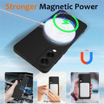 For Samsung Galaxy S25 Edge Magnetic Case Anti-Drop Liquid Silicone Phone Cover