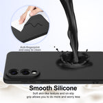 For Samsung Galaxy S25 Edge Magnetic Case Anti-Drop Liquid Silicone Phone Cover