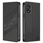For Oppo A38 4G Phone Cases Punk Style Imprinted Wallet Stand Leather Cover