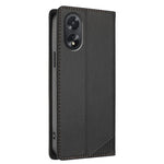 For Oppo A38 4G Phone Cases Punk Style Imprinted Wallet Stand Leather Cover
