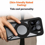 For Xiaomi 15 Pro Case Magnetic Kickstand Hollow Heat Dissipation Silicone + PC + Metal Bumper Phone Cover