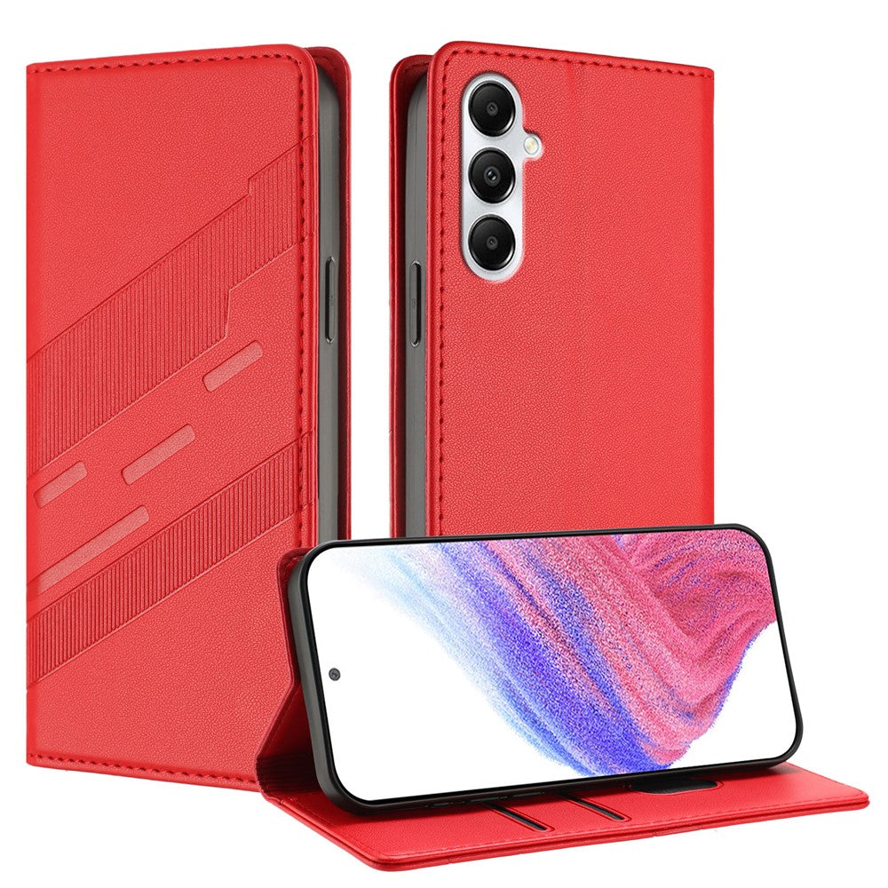 For Samsung Galaxy A05s 4G Phone Cases Punk Style Imprinted Wallet Stand Leather Cover