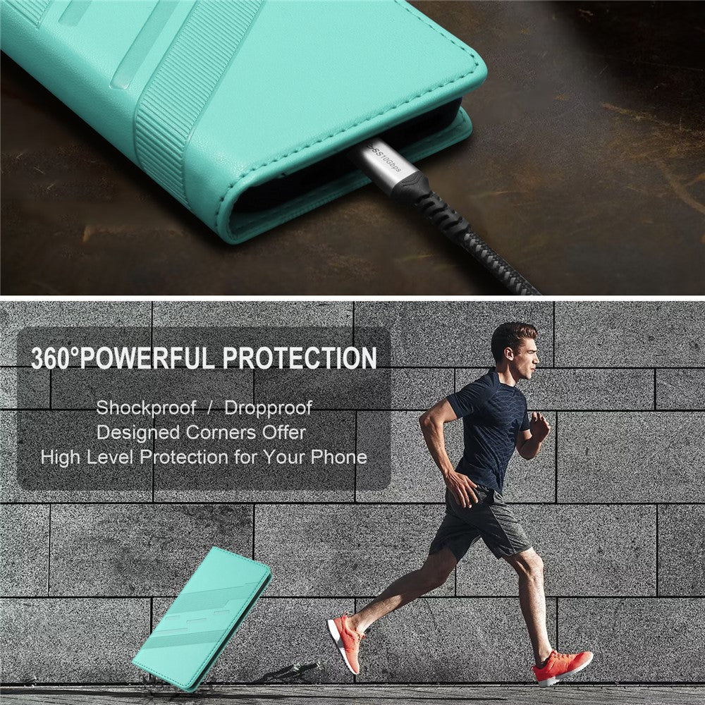 Til Samsung Galaxy A15 4G / Galaxy A15 5G Telefonetuier, Punk Stil Præget Pung Stander Læder Cover