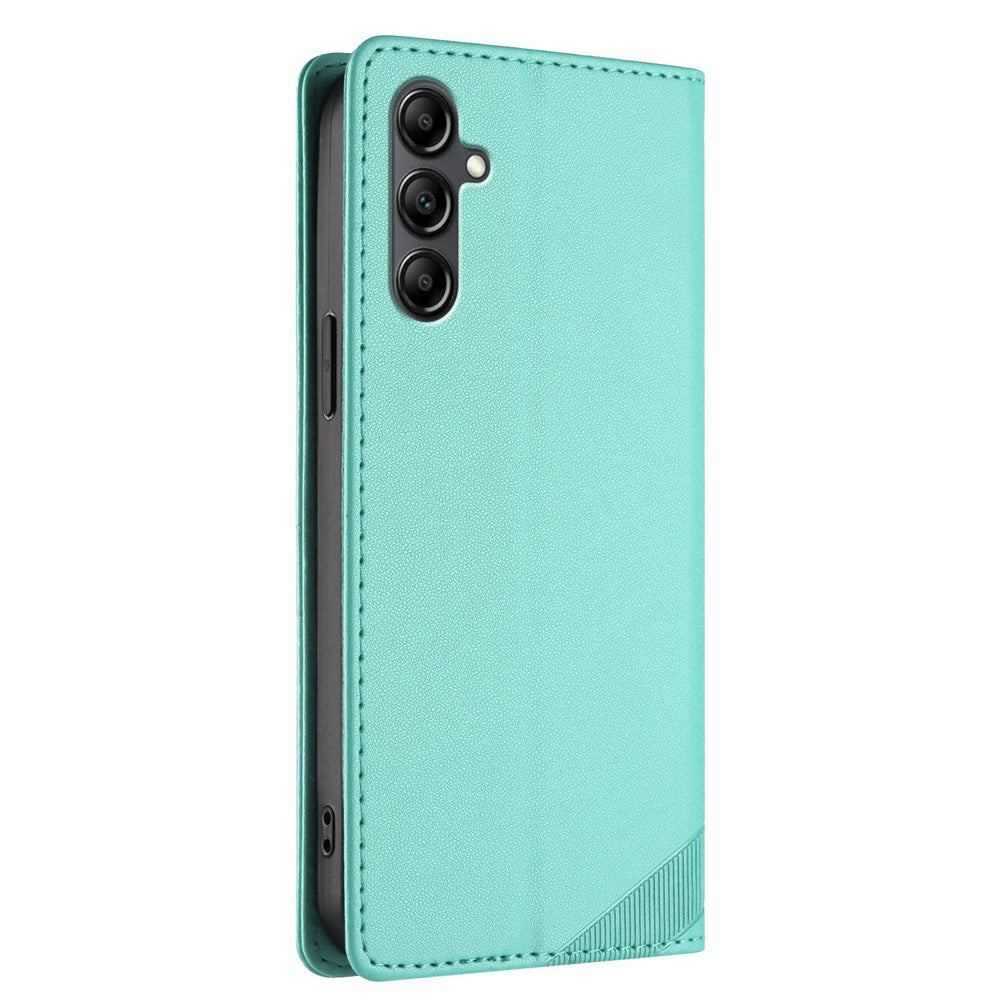 Til Samsung Galaxy A15 4G / Galaxy A15 5G Telefonetuier, Punk Stil Præget Pung Stander Læder Cover