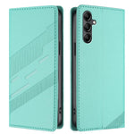Til Samsung Galaxy A15 4G / Galaxy A15 5G Telefonetuier, Punk Stil Præget Pung Stander Læder Cover