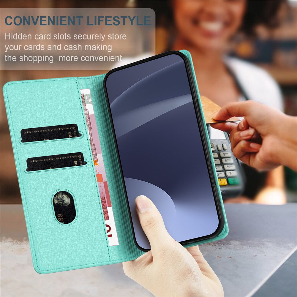 Til Samsung Galaxy A15 4G / Galaxy A15 5G Telefonetuier, Punk Stil Præget Pung Stander Læder Cover