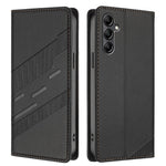 Til Samsung Galaxy A15 4G / Galaxy A15 5G Telefonetuier, Punk Stil Præget Pung Stander Læder Cover