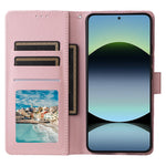For Xiaomi Redmi Note 14 4G (164.84mm) Case Lacquered Marble Pattern Leather Phone Cover