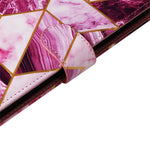 For Xiaomi Redmi Note 14 4G (164.84mm) Case Lacquered Marble Pattern Leather Phone Cover