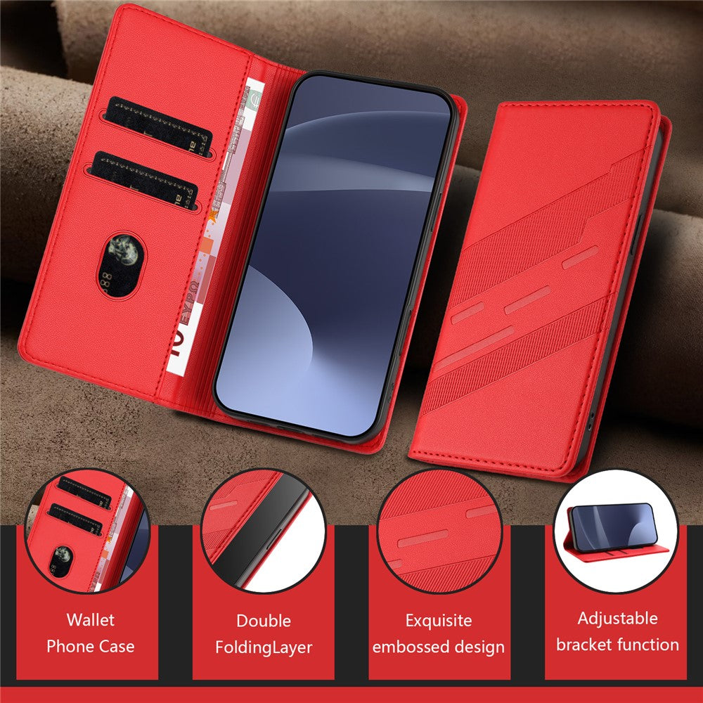 For Xiaomi Redmi Note 14 Pro 4G Phone Cases Punk Style Imprinted Wallet Stand Leather Cover