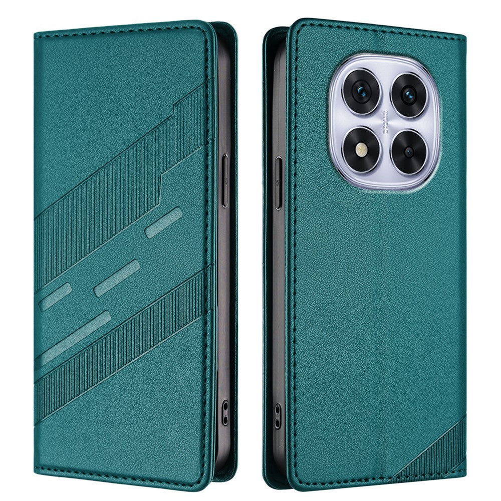 For Xiaomi Redmi Note 14 Pro 4G Phone Cases Punk Style Imprinted Wallet Stand Leather Cover