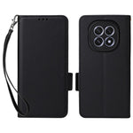 For Oppo F29 5G Case with Wrist Strap Litchi Texture PU Leather Wallet Phone Cover