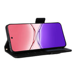 For Oppo F29 5G Case with Wrist Strap Litchi Texture PU Leather Wallet Phone Cover