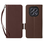 For Oppo F29 5G Case with Wrist Strap Litchi Texture PU Leather Wallet Phone Cover