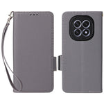 For Oppo F29 5G Case with Wrist Strap Litchi Texture PU Leather Wallet Phone Cover