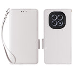 For Oppo F29 5G Case with Wrist Strap Litchi Texture PU Leather Wallet Phone Cover