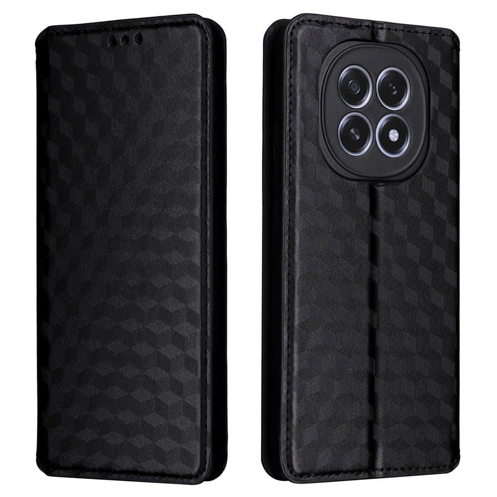 For Oppo F29 5G Case Wallet Rhombus Imprinted Leather Phone Cover