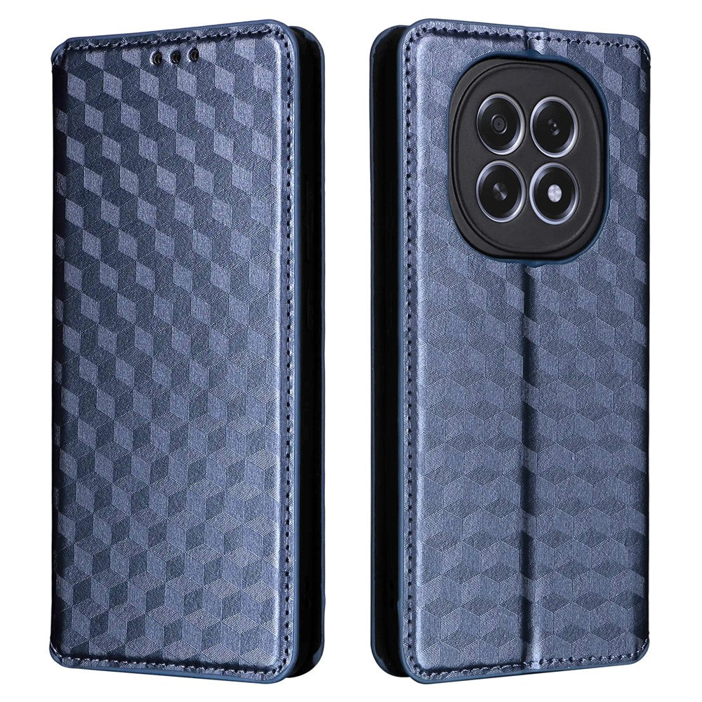 For Oppo F29 5G Case Wallet Rhombus Imprinted Leather Phone Cover