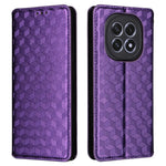 For Oppo F29 5G Case Wallet Rhombus Imprinted Leather Phone Cover