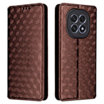 For Oppo F29 5G Case Wallet Rhombus Imprinted Leather Phone Cover