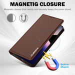 LC.IMEEKE L1 Series for Xiaomi Redmi Note 14 Pro 4G Case PU Leather Wallet Stand Protective Phone Cover