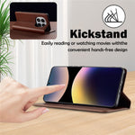 LC.IMEEKE L1 Series for Xiaomi Redmi Note 14 Pro 4G Case PU Leather Wallet Stand Protective Phone Cover