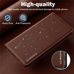 LC.IMEEKE L1 Series for Xiaomi Redmi Note 14 Pro 4G Case PU Leather Wallet Stand Protective Phone Cover